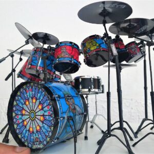 Miniatura de Bateria Sonor Iron Maiden – Escala 1:7